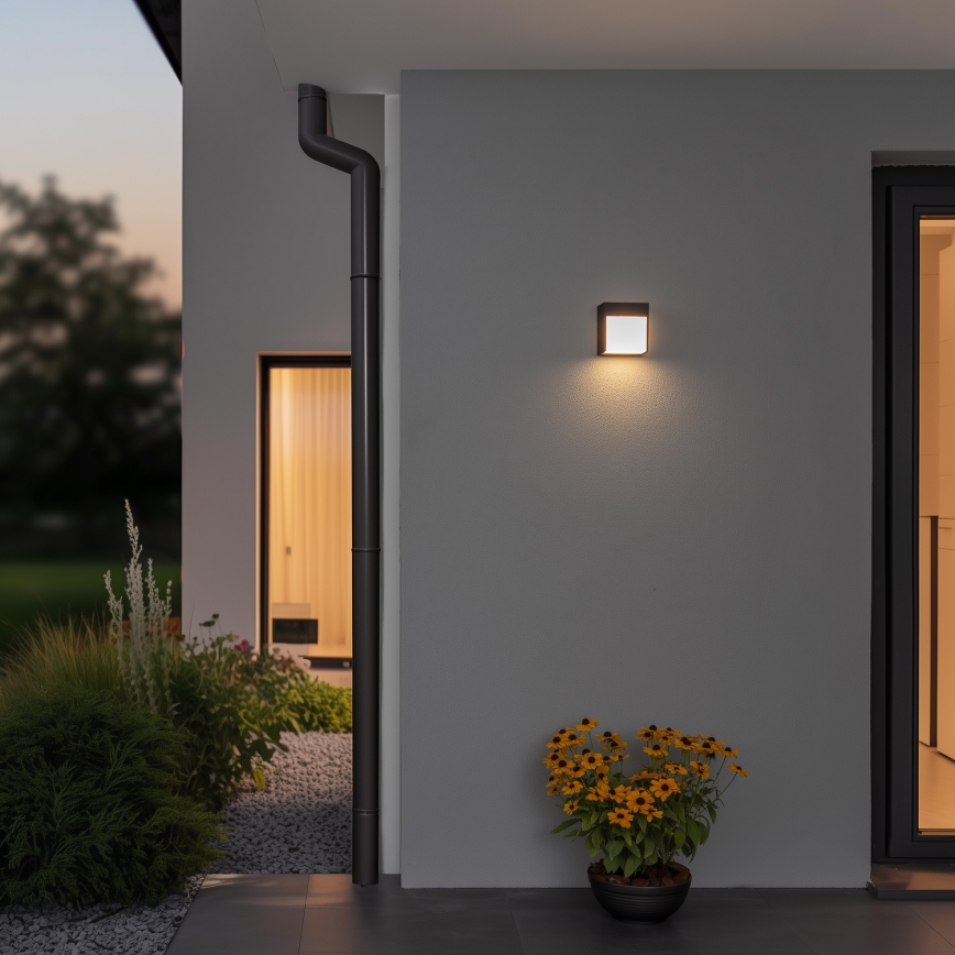 Brilagi - LED Āra sienas lampa TERNI LED/12W/230V antracīta IP44