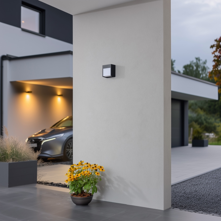 Brilagi - LED Āra sienas lampa TERNI LED/12W/230V antracīta IP44