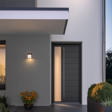 Brilagi - LED Āra sienas lampa TERNI LED/12W/230V antracīta IP44