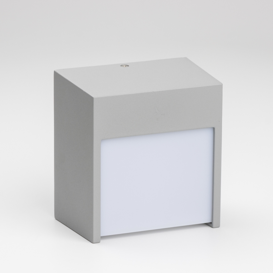 Brilagi - LED Āra sienas lampa TERNI LED/12W/230V pelēka IP44
