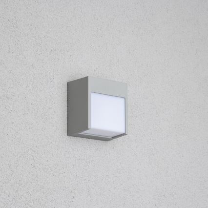 Brilagi - LED Āra sienas lampa TERNI LED/12W/230V pelēka IP44