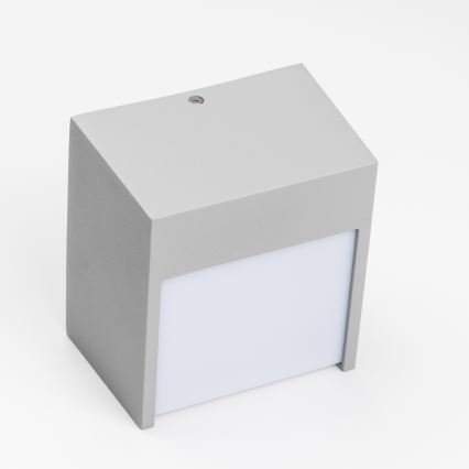 Brilagi - LED Āra sienas lampa TERNI LED/12W/230V pelēka IP44
