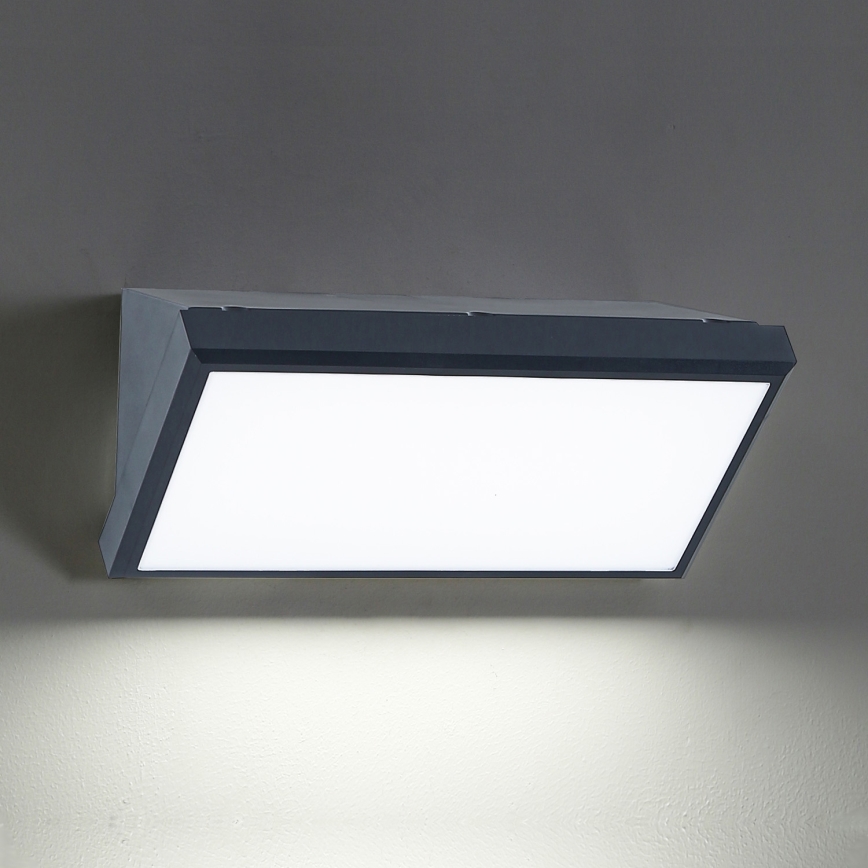 Brilagi - LED Āra sienas lampa TRIANGLE LED/20W/230V antracīta IP65