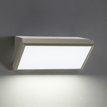 Brilagi - LED Āra sienas lampa TRIANGLE LED/20W/230V pelēka IP65