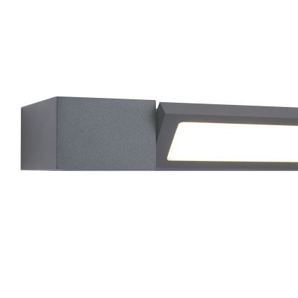 Brilagi - LED āra sienas gaismeklis AQUA LINE LED/12W/230V 45 cm IP44 antracīts CRI 90