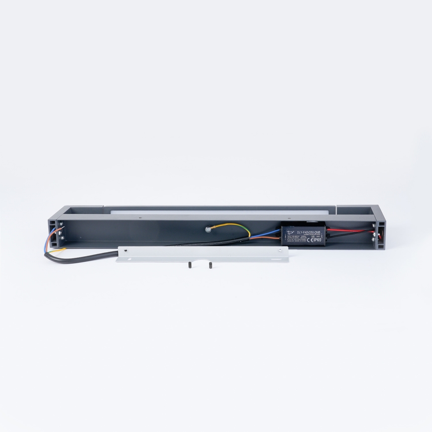 Brilagi - LED āra sienas gaismeklis AQUA LINE LED/12W/230V 45 cm IP44 antracīts CRI 90