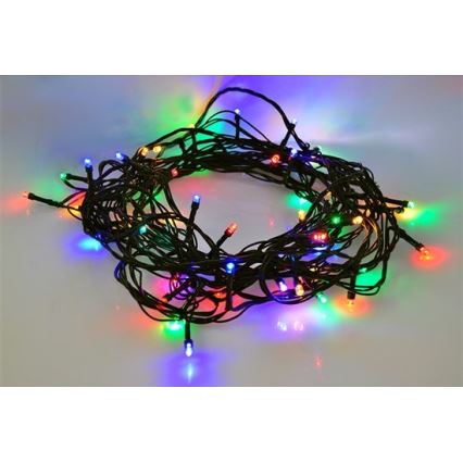 Brilagi - LED āra virtene 100xLED/8 režīmi, 13 m, IP44, daudzkrāsaina