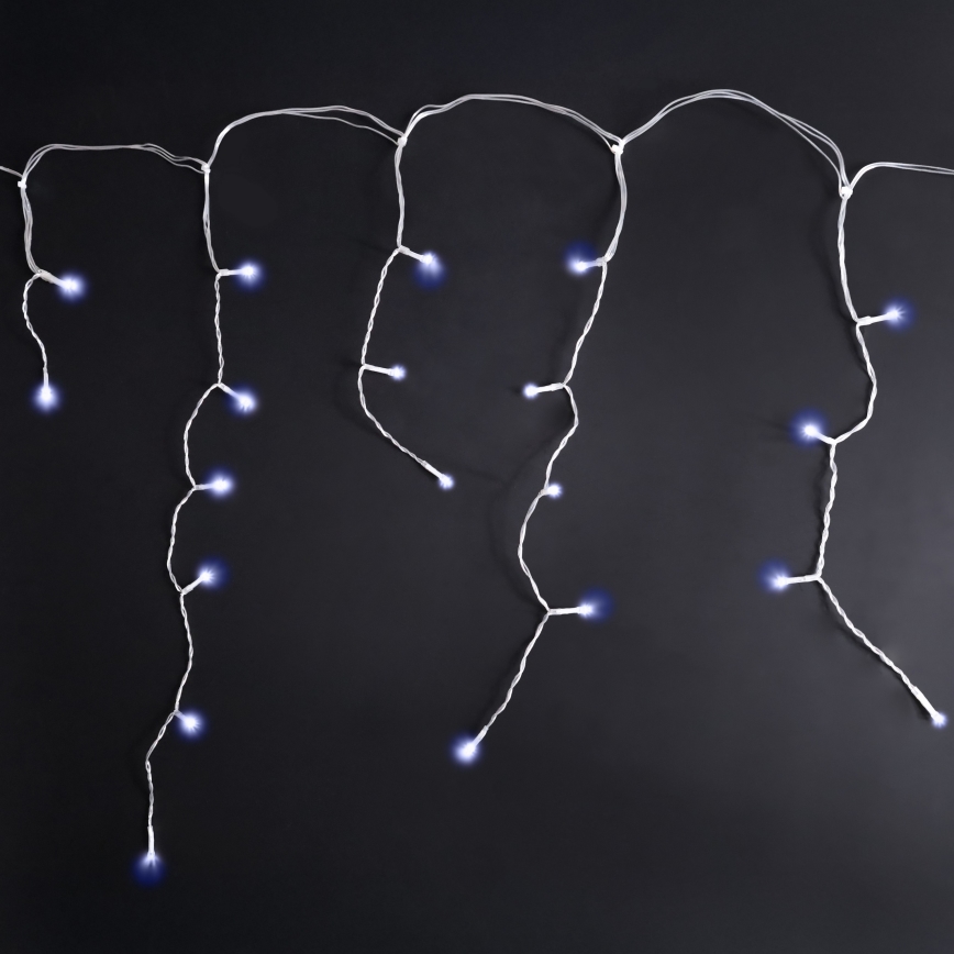 Brilagi - LED Āra virtene 400xLED/8 režīmi 23m IP44 auksti balta