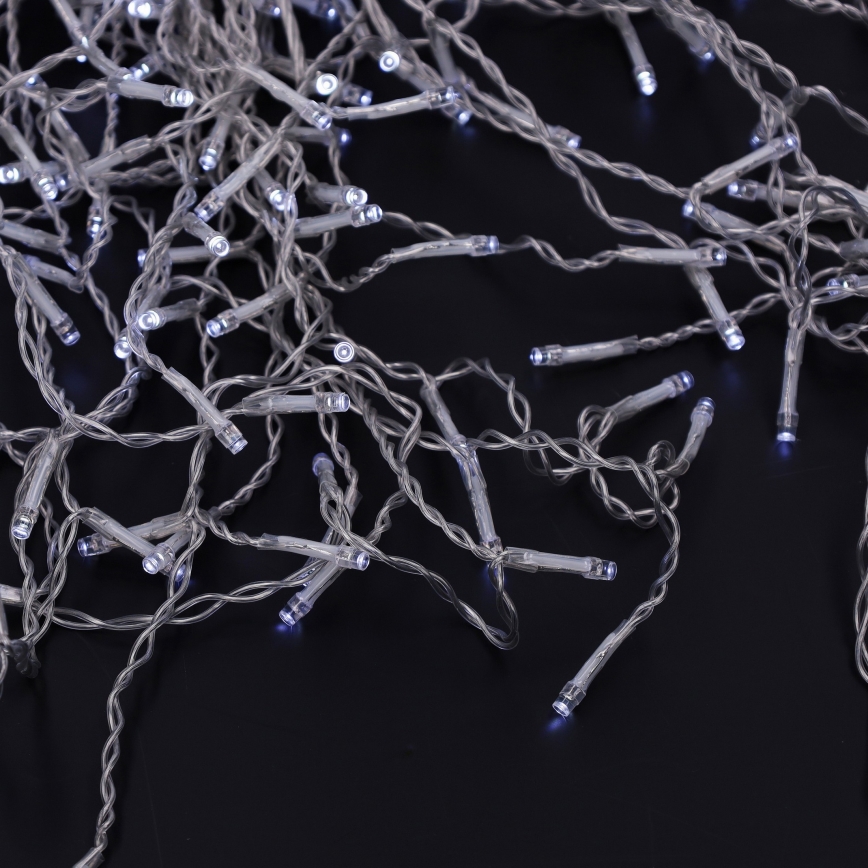 Brilagi - LED Āra virtene 400xLED/8 režīmi 23m IP44 auksti balta