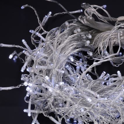 Brilagi - LED Āra virtene 400xLED/8 režīmi 23m IP44 auksti balta