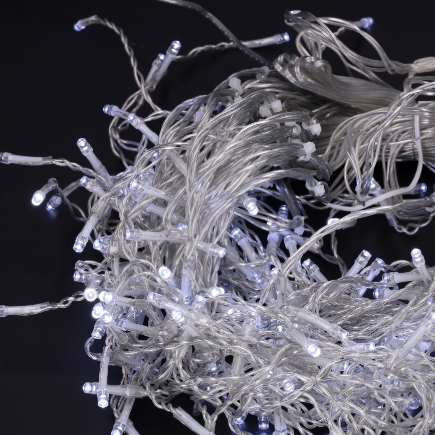 Brilagi - LED Āra virtene 400xLED/8 režīmi 23m IP44 auksti balta