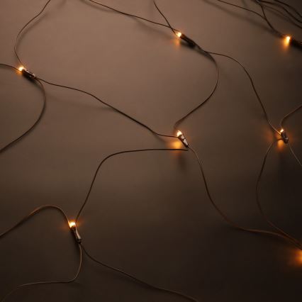 Brilagi - LED āra Ziemassvētku aizkars 160xLED 7x2m IP44 silti balta