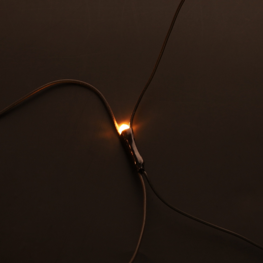 Brilagi - LED āra Ziemassvētku aizkars 160xLED 7x2m IP44 silti balta