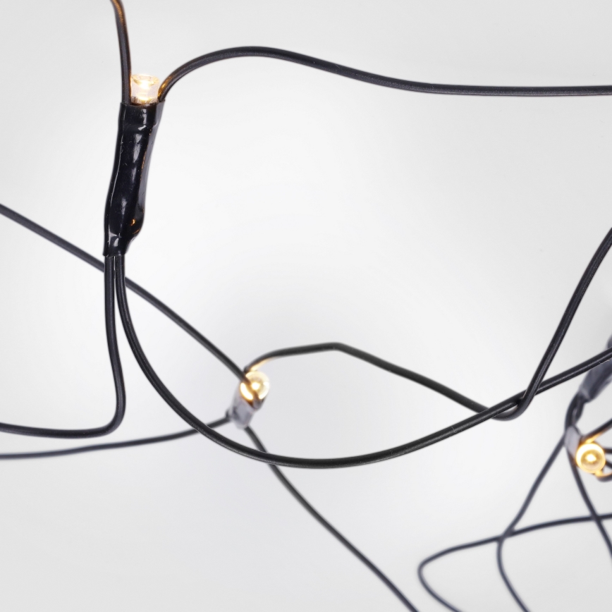Brilagi - LED āra Ziemassvētku aizkars 160xLED 7x2m IP44 silti balts