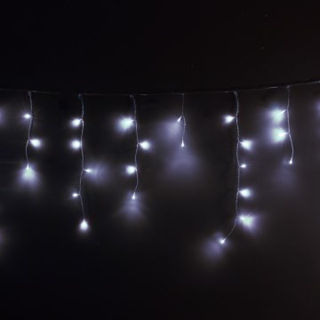 Brilagi - LED āra Ziemassvētku aizkars 400xLED/8 funkcijas 23m IP44 auksti balta