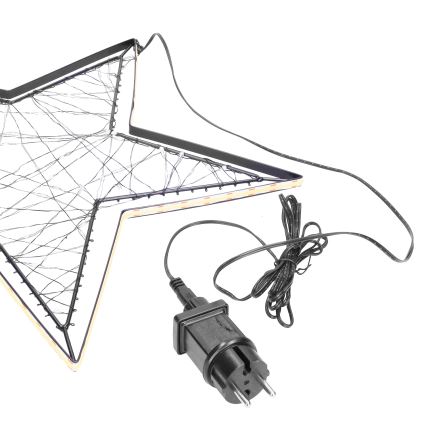 Brilagi - LED āra Ziemassvētku dekorācija LED/2,6W/230V IP44 47x45 cm zvaigzne