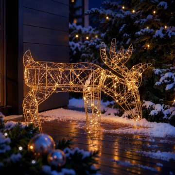 BRILAGI - LED āra Ziemassvētku dekorācija LED/3,3W/230V IP44 56x43 cm ziemeļbriedis