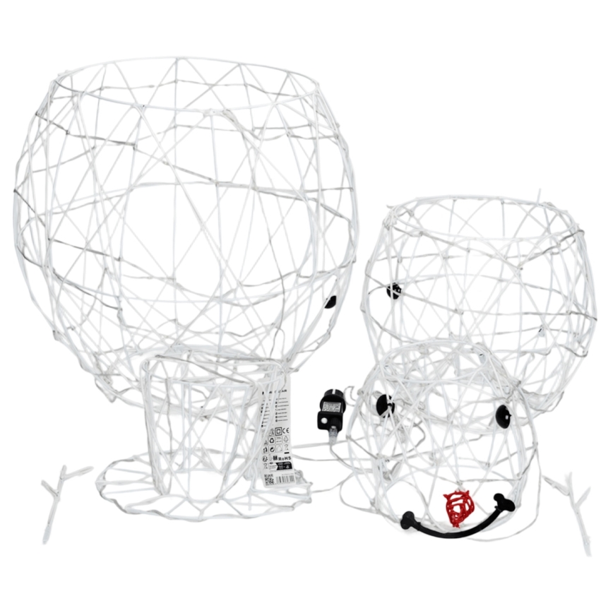 Brilagi - LED āra Ziemassvētku dekorācija LED/3,6W/31/230V 2700K 90 cm IP44 sniegavīrs