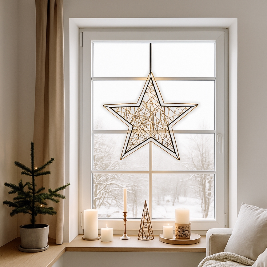 Brilagi - LED āra Ziemassvētku dekors LED/2,6W/230V IP44 zvaigzne