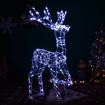 Brilagi - LED āra Ziemassvētku dekors LED/3,6W/31/230V 6500K 120 cm IP44 ziemeļbriedis
