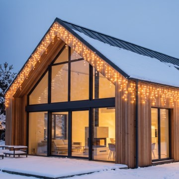 BRILAGI - LED āra Ziemassvētku gaismas virtene 720×LED/8 režīmi, 24 m, IP44, silti balta, ledus aizkari