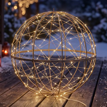 BRILAGI - LED āra Ziemassvētku rotājums LED/1,3W/230V IP44 Ø 40 cm bumba