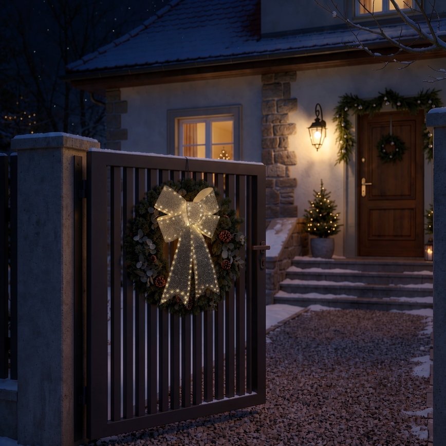 BRILAGI - LED āra Ziemassvētku rotājums LED/3,3W/230V IP44 sudraba bante