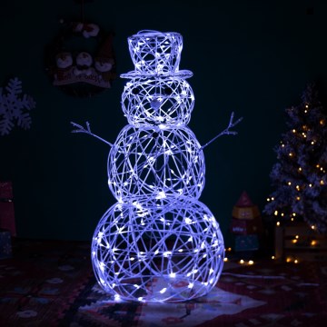 Brilagi - LED Āra Ziemassvētku rotājums LED/3,6W/31/230V 6500K 90 cm IP44 sniegavīrs