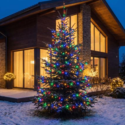 BRILAGI - LED āra Ziemassvētku virtene 100xLED/8 funkcijas 13 m IP44 daudzkrāsaina