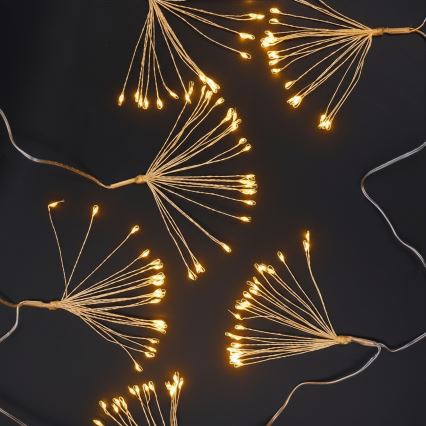 BRILAGI - LED Āra Ziemassvētku virtene 150xLED 5m IP44 silti balta salūts