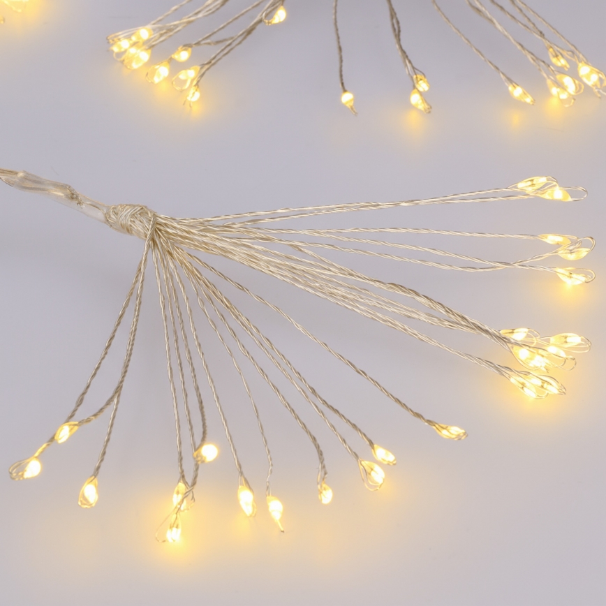 BRILAGI - LED Āra Ziemassvētku virtene 150xLED 5m IP44 silti balta salūts