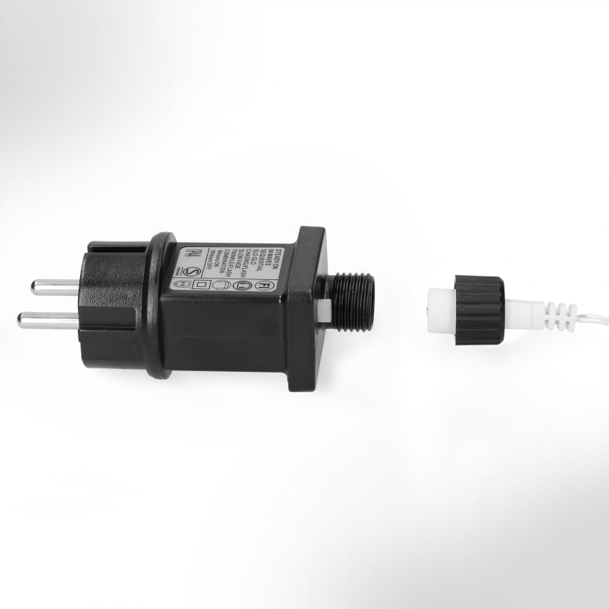 Brilagi - LED āra Ziemassvētku aizkarveida virtene 200 LED/8 funkcijas 13 m IP44 auksti balta