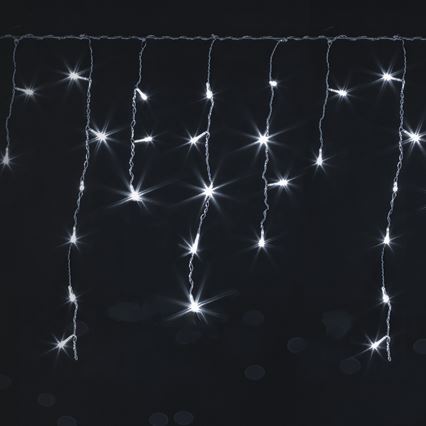 Brilagi - LED āra Ziemassvētku virtene 200xLED/8 funkcijas 13x0,6m IP44 auksti balta