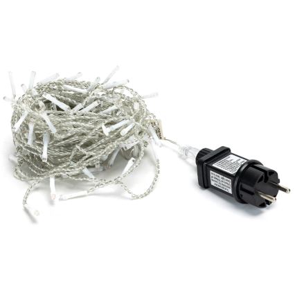 Brilagi - LED āra Ziemassvētku virtene 200xLED/8 funkcijas 13x0,6m IP44 auksti balta