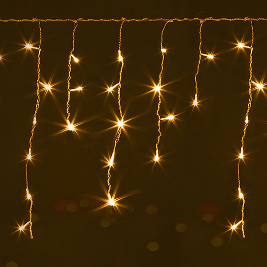 Brilagi - LED āra ziemassvētku virtene 200xLED/8 funkcijas 13x0,6m IP44 siltā balta