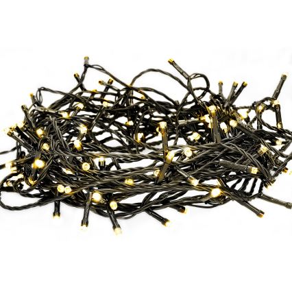 Brilagi - LED āra Ziemassvētku virtene 200xLED/8 funkcijas 23 m IP44 siltā balta