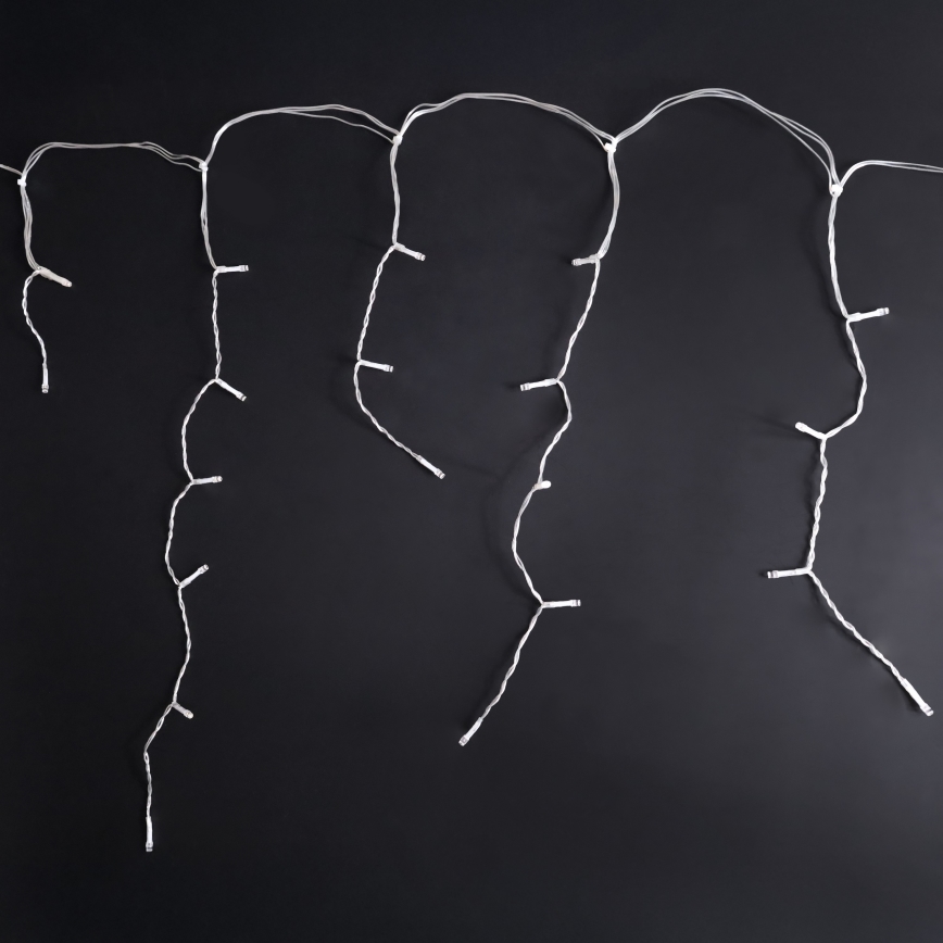 Brilagi - LED āra Ziemassvētku virtene 200xLED/8 funkcijas 13m IP44 silti balta lāstekas