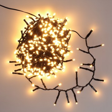 BRILAGI - LED āra Ziemassvētku virtene 400xLED 13m IP44 siltā balta