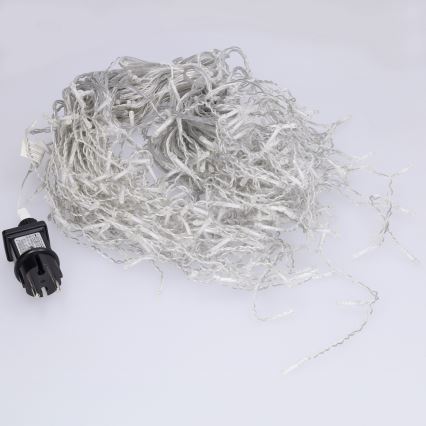Brilagi - LED āra Ziemassvētku virtene 400xLED/8 funkcijas 23m IP44 auksti balta