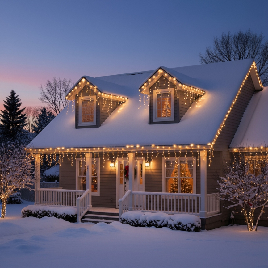 Brilagi - LED āra Ziemassvētku virtene 400xLED/8 funkcijas 23m IP44 silti balta