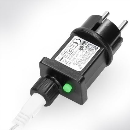 Brilagi - LED āra Ziemassvētku virtene 400xLED/8 funkcijas 23m IP44 silti balta