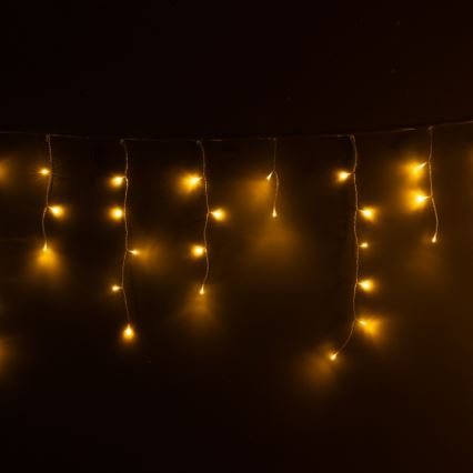 Brilagi - LED āra Ziemassvētku virtene 400xLED/8 režīmi 23m IP44 silti balta