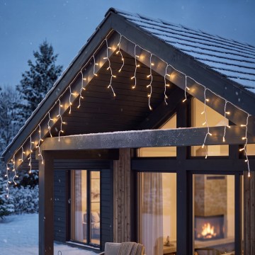 BRILAGI - LED Āra Ziemassvētku virtene 800xLED/8 funkcijas 43m IP44 siltā balta varvekļi