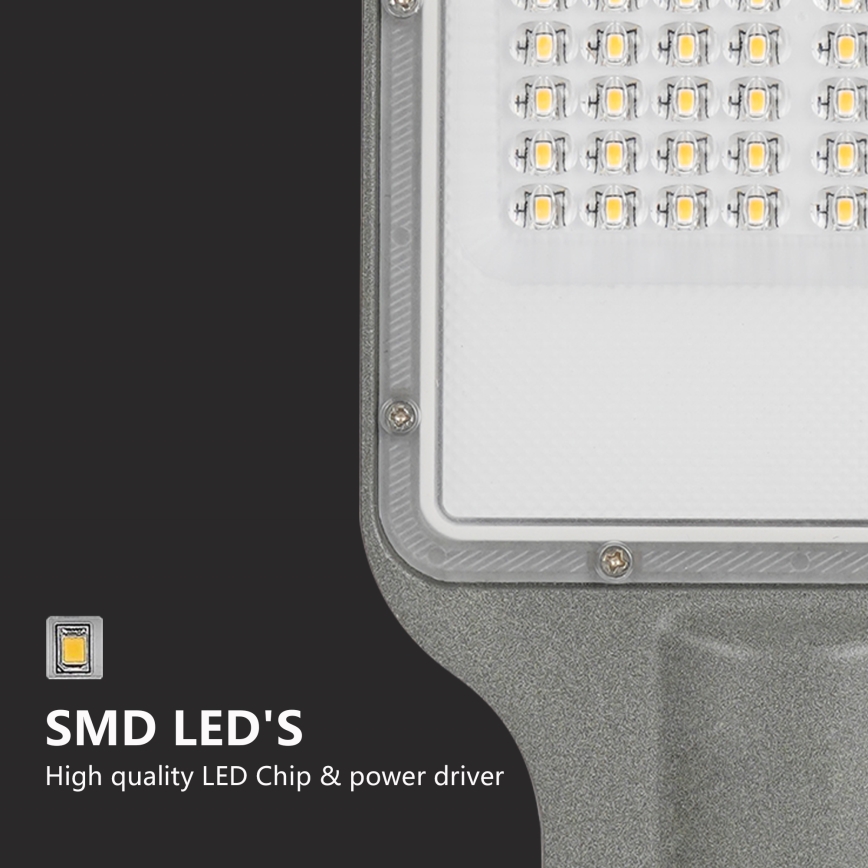 Brilagi - LED ārējais ielu gaismeklis URBANLIGHT, 50 W, 230 V, pelēks, IP65