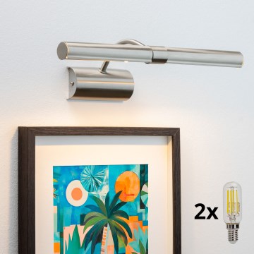 Brilagi - LED Attēla lampa DANAE 2xE14/4W/230V 3000K matēts hroms