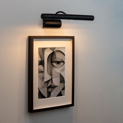 Brilagi - LED Attēla lampa DANAE 2xE14/4W/230V 3000K melna