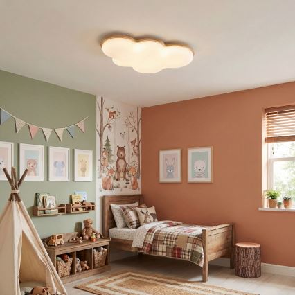 Brilagi - LED bērnu griestu gaismeklis CLOUD LED/54W/230V balta