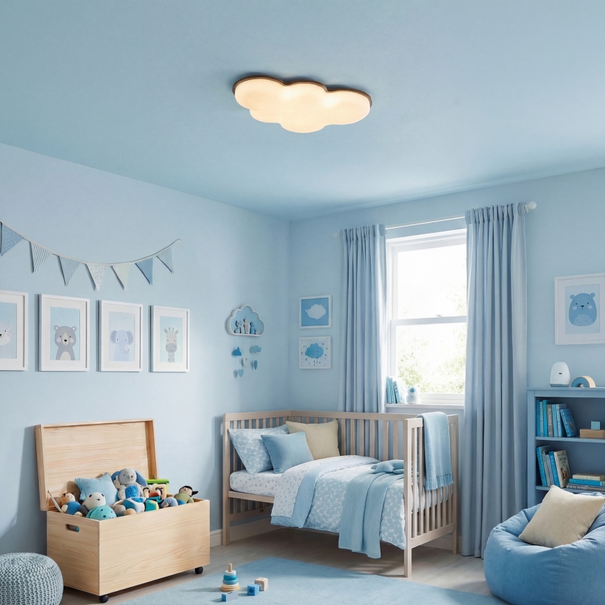 Brilagi - LED bērnu griestu gaismeklis CLOUD LED/54W/230V balta