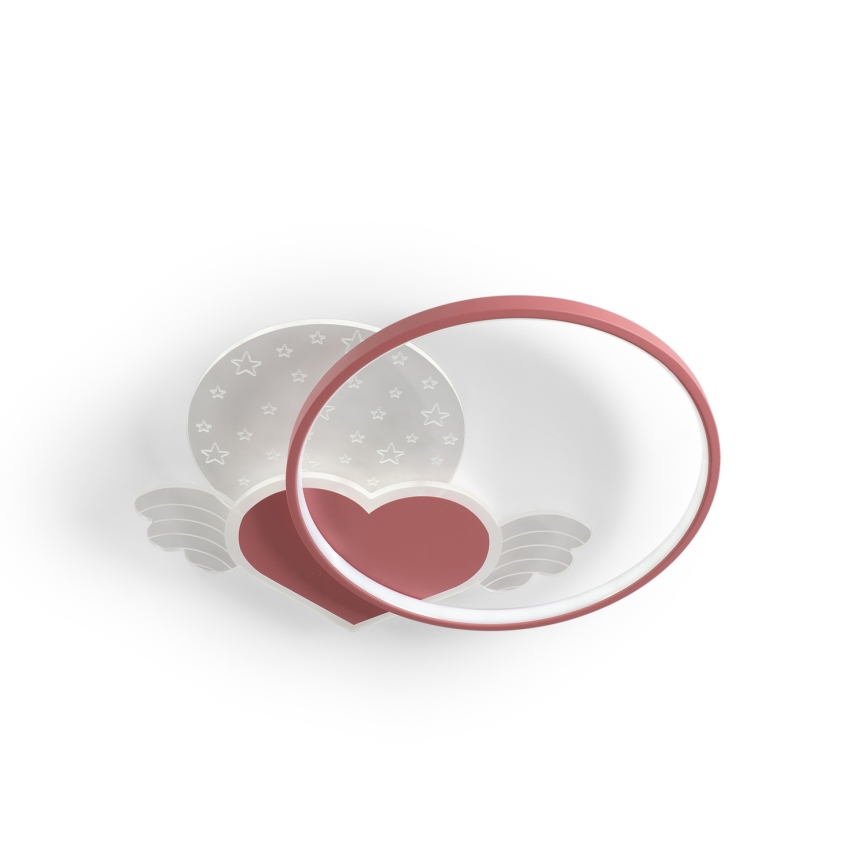 Brilagi - LED bērnu griestu gaismeklis LOVE LED/48W/230V 3000/4500/6000K rozā