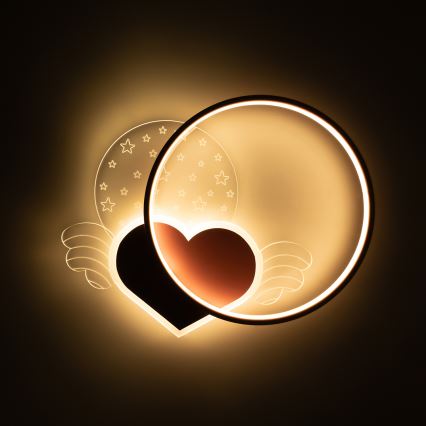 Brilagi - LED bērnu griestu gaismeklis LOVE LED/48W/230V 3000/4500/6000K rozā